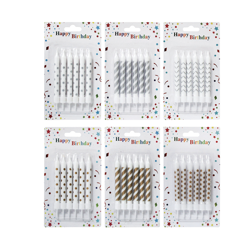 Candele stampate multiple