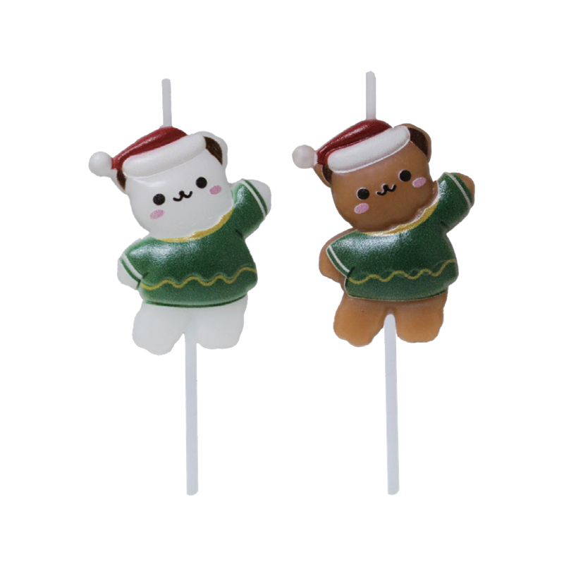 Candele dell'orso di Natale