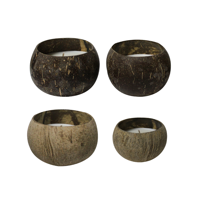 Candela per aromaterapia al cocco